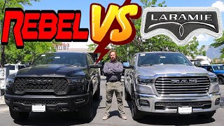 2025 Ram 1500 Laramie vs Ram Rebel For The Same Money Which Is Best [upl. by Atinomar]