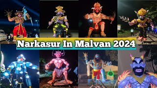 Narkasur In Malvan 2024  Narkasur In Malvan  Narkasur Vadh नरकासुर कमरेतून मोडला 😱 [upl. by Belen]