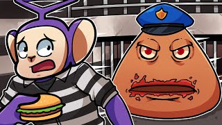 ESCAPE FROM POUEXE JAIL  Tinky Winky Plays Roblox BOUS REVENGE PRISON [upl. by Hallock]