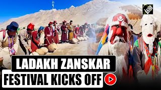 JampK 9th edition of Ladakh Zanskar Festival 2024 kicks off with vibrant cultural displays [upl. by Mordecai726]