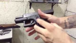 Atirando com a Pistola Glock G28 Cal 380 Baby Glock [upl. by Jolanta]