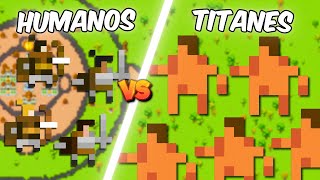 10000 Humanos vs 1000 Titanes ¿Quién ganará [upl. by Aisile400]