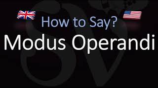 How to Pronounce Modus Operandi CORRECTLY Meaning amp Pronunciation [upl. by Inman]