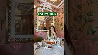 Laduree cafe Delhi delhi delhicafe laduree maccaron [upl. by Odlanier]