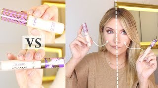 TARTE SHAPE TAPE VS CREASELESS CONCEALER WHICH ONE WINS UNSPONSORED TRUTH [upl. by Kristan692]