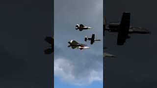 Full ACC Demo Team Heritage Flight eaa eaaairventure f22 f16 a10 f35 airshow fighterjet usa [upl. by Ambrosane199]