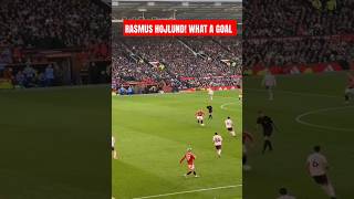 RASMUS HOJLUND WHAT A GOAL Manchester United vs Brentford ytshorts highlights [upl. by Burd988]