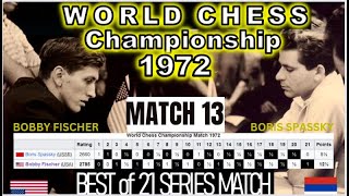 Boris Spassky Vs Bobby Fischer Alekhines Defense MATCH 131972 World Chess Championship chess [upl. by Esdras229]