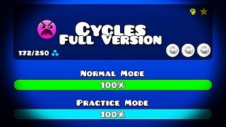 CYCLES FULL VERSION BY TRASO56 GEOMETRY DASH 211 [upl. by Ladnyc]