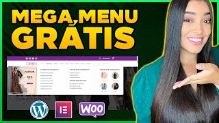 Como Criar um MEGA MENU com Elementor WordPress Plugin Grátis [upl. by Ynaiffit]