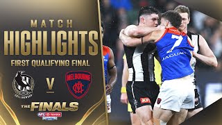 Collingwood v Melbourne  Qualifying Final  2023 Toyota AFL Finals Series [upl. by Spearing]