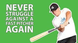 HOW TO HIT A FAST PITCHER IN BASEBALL  Baseball Hitting Tips [upl. by Won]