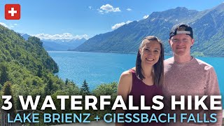 3 Waterfalls Hike in the Swiss Alps  Epic Waterfalls Near Lauterbrunnen and Interlaken Switzerland [upl. by Bland]