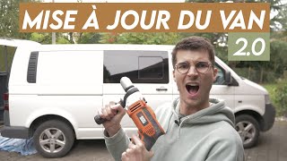 11 RÉPARATIONS et MODIFICATIONS de l’AMÉNAGEMENT du VAN  Fourgon Aménagé VW Transporter T5 T6 🚐🤙 [upl. by Ainosal]