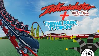 Building Intimidator 305 in Theme Park Tycoon 2 [upl. by Htepsle624]