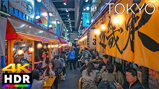 Japan  Downtown Tokyo City Walking Tour in 4K•HDR [upl. by Kcaj863]