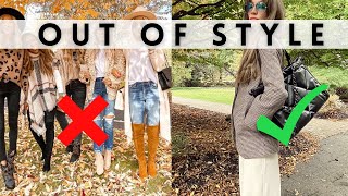 8 OUT OF STYLE FALL Fashion Trends 2023 and What To Wear Instead [upl. by Sparke]