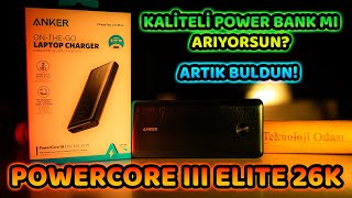 ANKERden Deli Dehşet Powerbank Üretmiş Anker PowerCore III Elite 25600 mAh 87 W 1 [upl. by Jody]