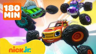 Blaze and the Monster Machines  3 Stunden Wettrennen mit Blaze  Nick Jr Deutschland [upl. by Jabon]