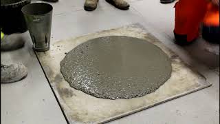 Self Compacting concrete experiment [upl. by Brocklin]