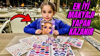 MAKYAJ YAPTIK AMA ELİF SİNEME DEĞİL  RESİME MAKYAJ ETKİNLİĞİ YAPTIK [upl. by Kaiulani392]