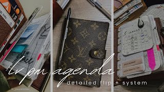 LV PM Agenda Flip  System Details  Pocket Planner  Wallet  Functional Planner  Plan With Bee [upl. by Ahteral171]