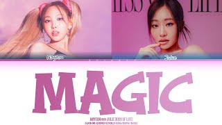 NAYEON MAGIC featjulie LYRICS COLOR CODED LYRICS [upl. by Rihsab80]