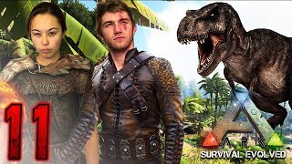 REX SIGHTING  Part 11  Ark Survival Evolved [upl. by Tadeas]