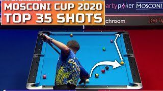 TOP 35 BEST SHOTS  Mosconi Cup 2020 9Ball Pool [upl. by Stevy]