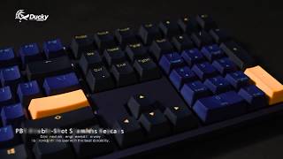 Ducky One 2 Mechanical Keyboard Video [upl. by Ulla]