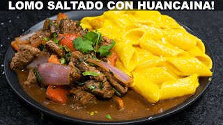 ASMR LOMO SALTADO CON HUANCAINA  Abelca [upl. by Araid]