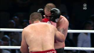 Helenius vs Liakhovich ends in Bloody KO in HD [upl. by Einrae]