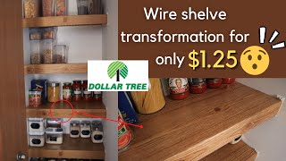 How to make DIY wire shelf covers super easy [upl. by Kerry529]