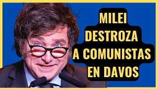 MILEI DESTROZA A COMUNISTAS EN DAVOS noticias política colombia petro milei [upl. by Anai]