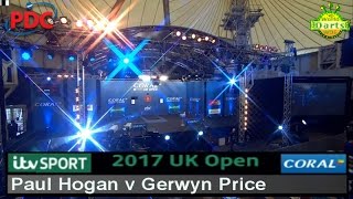 2017 Coral UK Open UK Open TV Finals Paul Hogan v Gerwyn Price  Fifth Round [upl. by Aniz684]