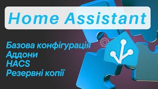 Home Assistant базова конфігурація аддони HACS резервні копії [upl. by Abijah]