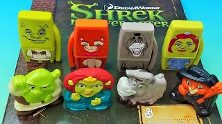 2010 SHREK FOREVER AFTER GENERAL MILLS CEREAL PROMOTIONAL BOXED MOVIE SET VIDEO REVIEW [upl. by Pellikka750]