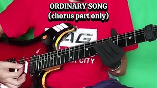 ORDINARY SONG CHORUS PART [upl. by Eidde]