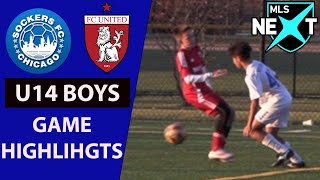 Sockers FC vs FC United  U14 MLS Next Game Highlights Oct 27 2024 [upl. by Enelrad29]