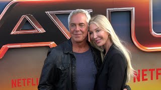 Titus Welliver and Samantha Edge attend Netflixs quotAtlasquot Los Angeles premiere black carpet [upl. by Karly504]