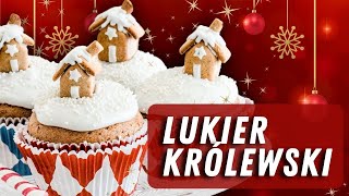 Jak zrobić lukier królewski Idealny LUKIER Do dekorowania pierniczków 😋 ❄️ [upl. by Mozes]