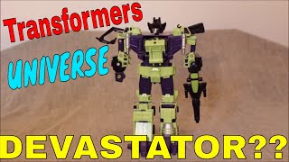 Transformers Universe Micromaster Devastator  GotBot True Review NUMBER 539 [upl. by Okram507]