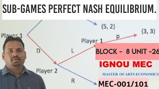 subgames perfect nash equilibrium [upl. by Gearard]