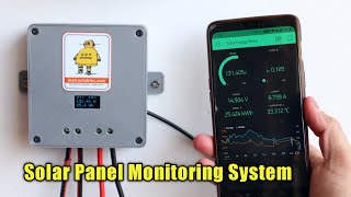 Make a Solar Panel Monitoring System  ESP32 Energy Monitoring [upl. by Pinelli]