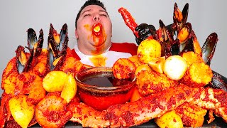 Eating 500 Worth Of Spicy Seafood Boil • MUKBANG [upl. by Puto778]