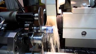 PALMARY NC CYLINDRICAL GRINDER  GU20x40 Puche grinding 1 [upl. by Annoyik]