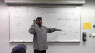 PASCEP 2017 Etymology Spring Class 1 part 1 Abdullah [upl. by Ivana]