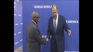 Le ministre des Relation sExtérieures participe au Forum de partenariat RussieAfrique [upl. by Tung415]