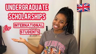 UK Undergraduate Scholarships for International Students 🇬🇧  UK Universities [upl. by Ayoral]