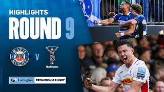 Bath v Harlequins  HIGHLIGHTS  Cokanasiga Stars In Bonus Point Win  Gallagher Premiership 202324 [upl. by Esiled310]